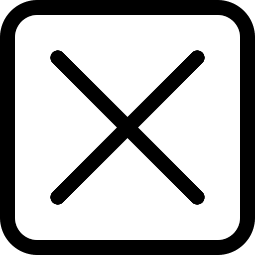 Multiply cancel multiply cancelled icon