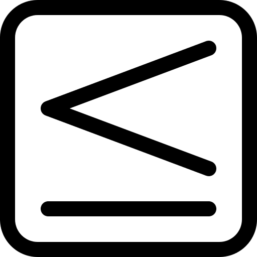 Is less than or equal to mathematics shapes and symbols mathematical icon