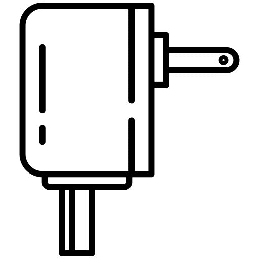 Adapter power charge computer icon