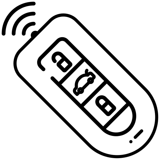 Car key electronics work tools access icon