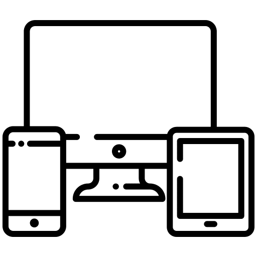 Device device smartphone responsive icon