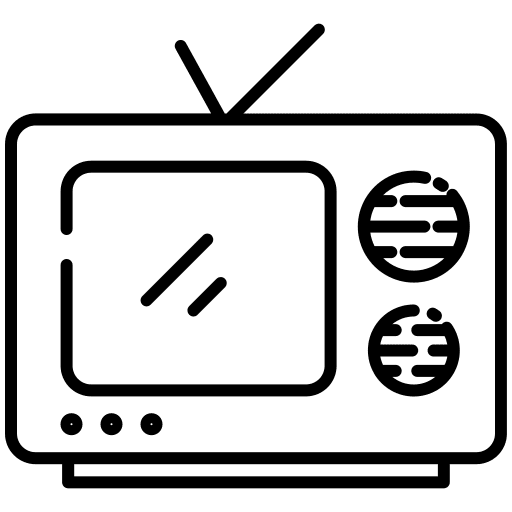 Tv screen screen television retro icon