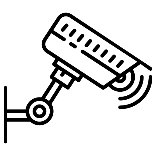 Cctv camera security system video cctv camera icon