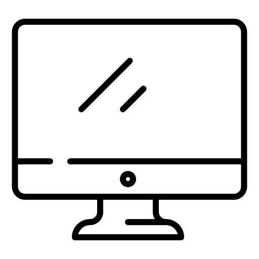 Computer technology multimedia screen icon