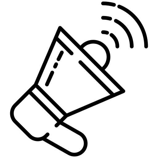 Loud speaker speaker advertising loud speaker icon