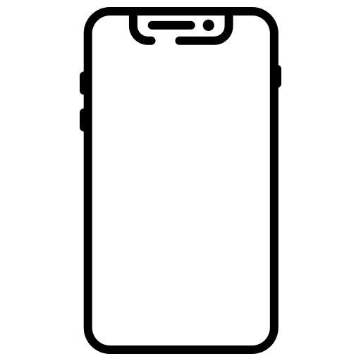 Mobile phone back smartphone cell icon