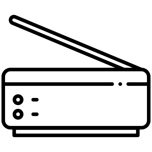 Scanner office photocopier photocopy icon