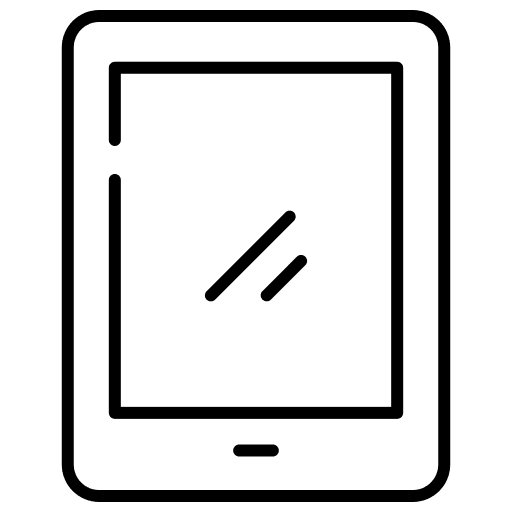 Tablet touch screen tablet technology icon