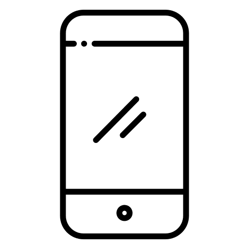 Smartphone cell mobile communications icon