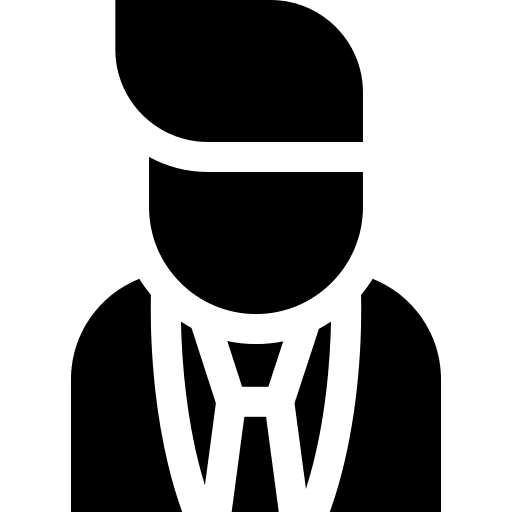 Businessman business and finance man silhouette elegant icon