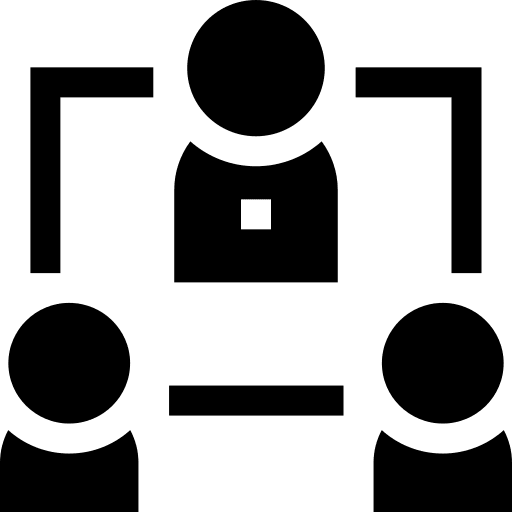 Hierarchical structure erp business and finance hierarchical structure icon