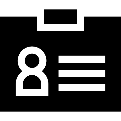 Id card user id card pass icon