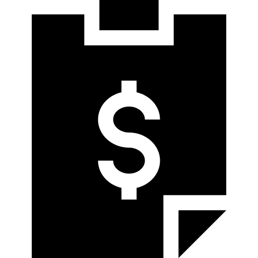 Income statement business and finance document paper sheet icon