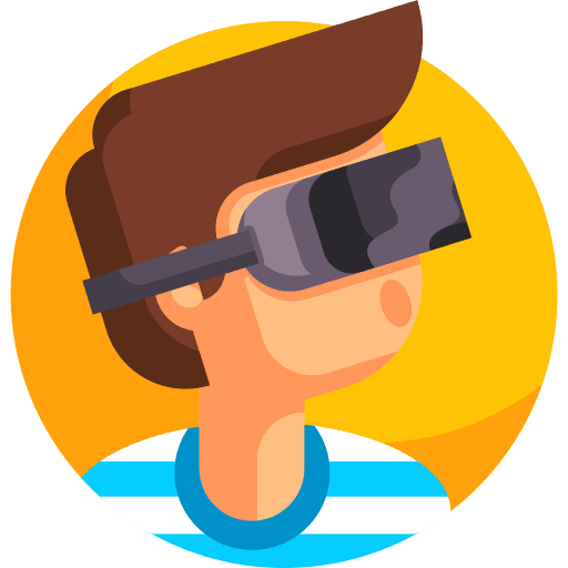 Augmented reality augmented reality vr glasses technology icon