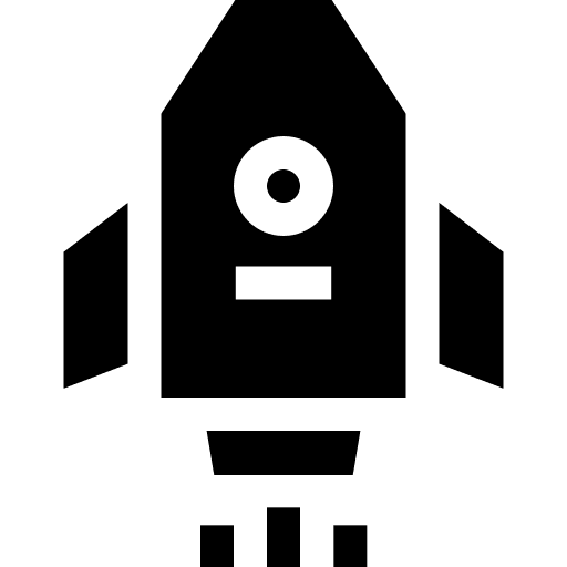 Startup undertake space transportation icon