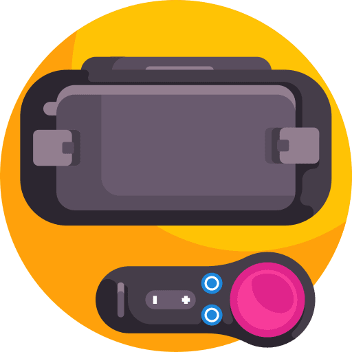 Headset gaming headset augmented reality icon