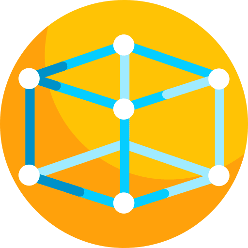 Virtual reality smartech cube virtual reality icon