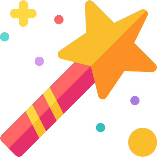 Magic wand miscellaneous legend fantasy icon