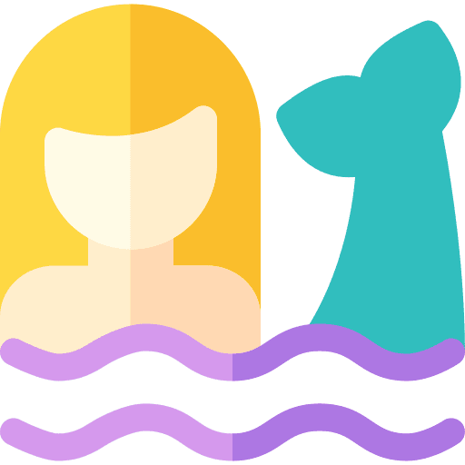Mermaid folklore avatar fairy tale icon