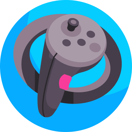 Virtual reality electronics technology controller icon
