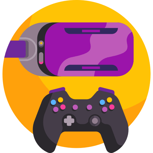 Virtual reality technology ar glasses virtual reality icon