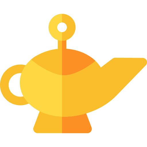 Magic lamp legend magic lamp aladdin icon