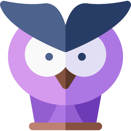 Owl animal halloween spooky icon