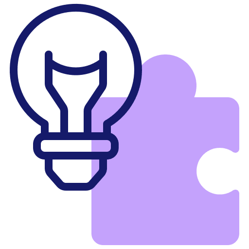 Idea creative solution idea icon