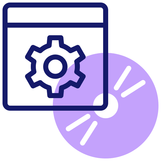 Operating system browser settings web icon