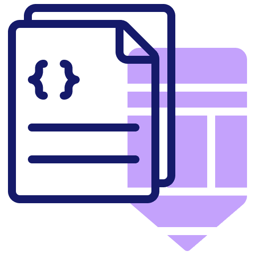 Text editor pencil code edit icon