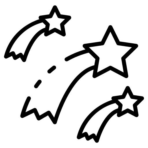 Falling star nature falling star astronomy icon