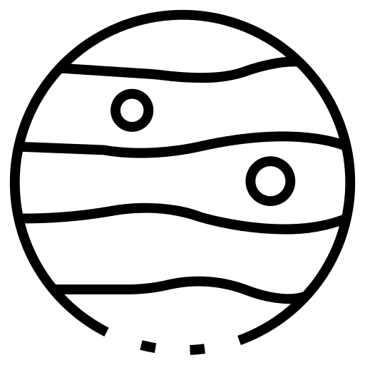 Mars astronomy planet universe icon