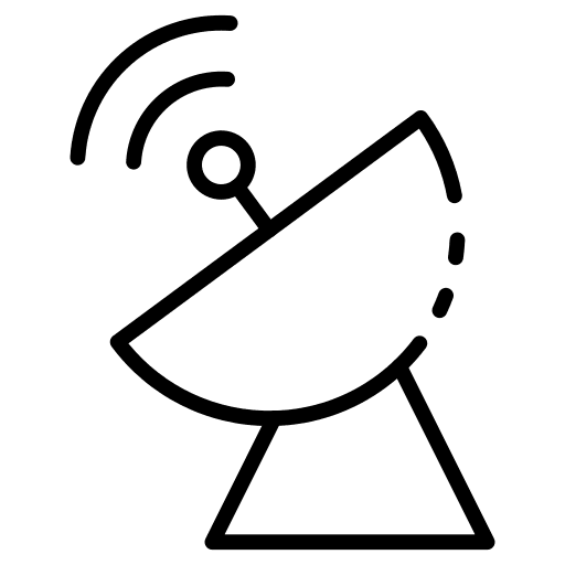 Satellite dish satellite dish dish communications icon