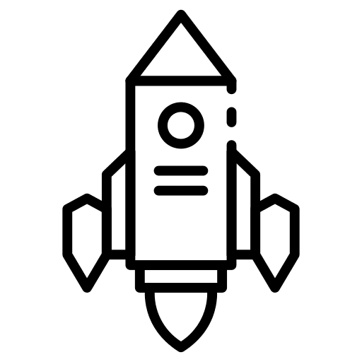 Space ship launch space ship space ship launch rocket launch icon