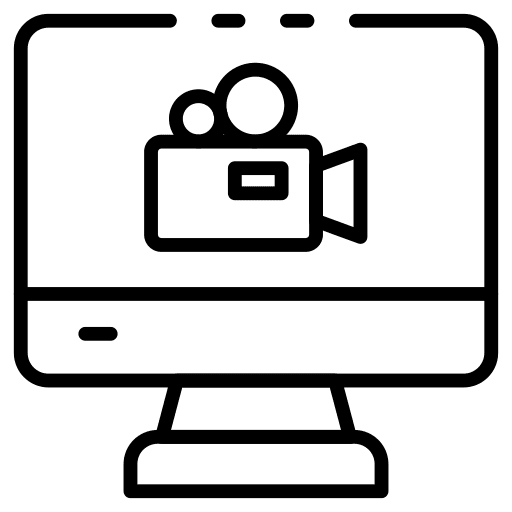 Monitor screen computer monitor screen film icon