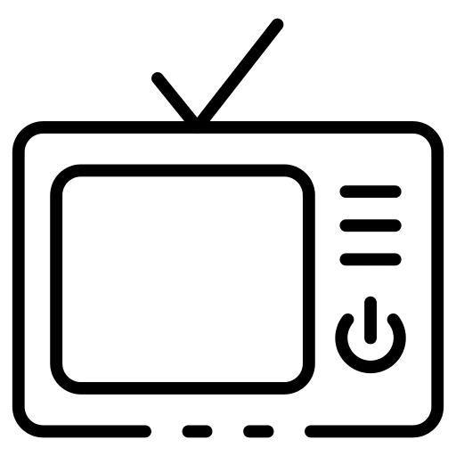 Tv screen tv screen electronics technology icon