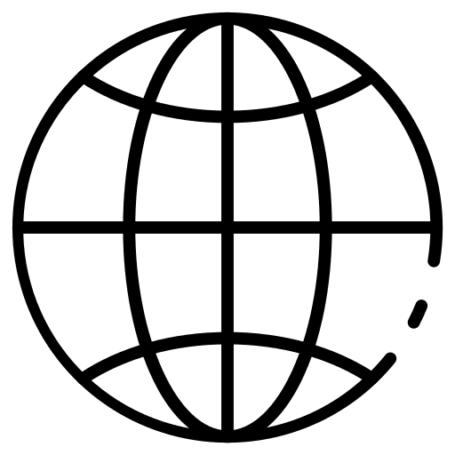 World grid planet global icon