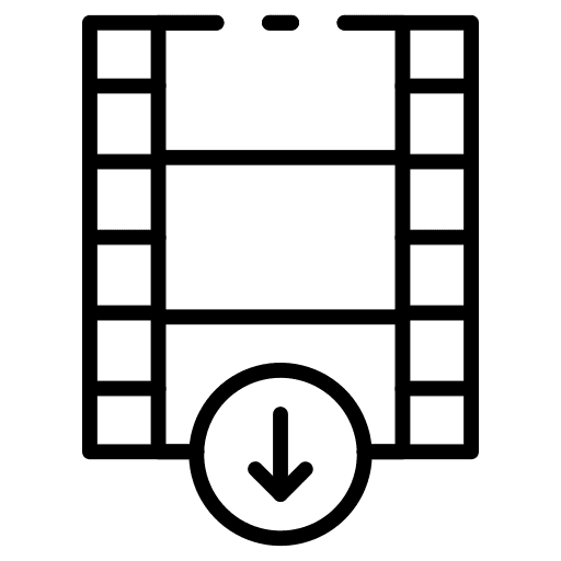 Download film reel download entertainment icon