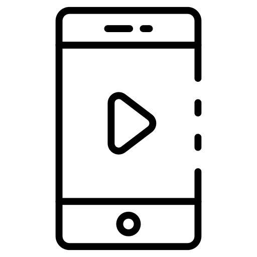 Mobile phone electronics video player mobile phone icon