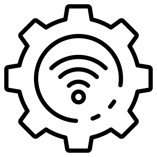 Cogwheel setting technology internet icon