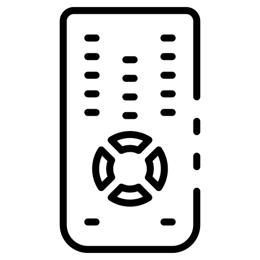 Remote control digital tv remote control icon