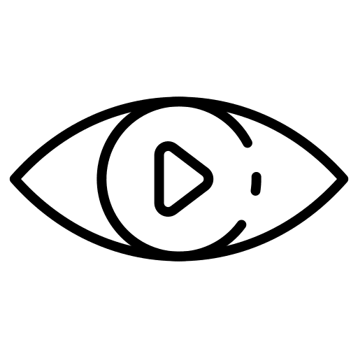 Vision film vision entertainment icon
