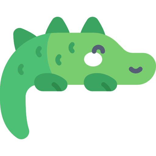 Crocodile wild life zoology crocodile icon