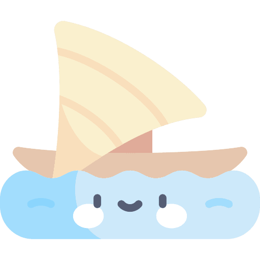 Dhow sailing transportation vessel icon