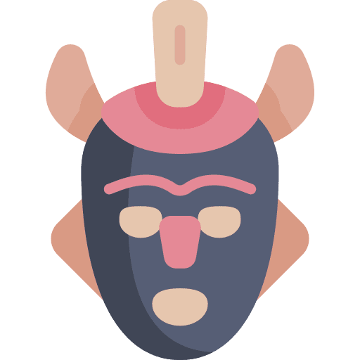 Mask tribal culture tribe icon