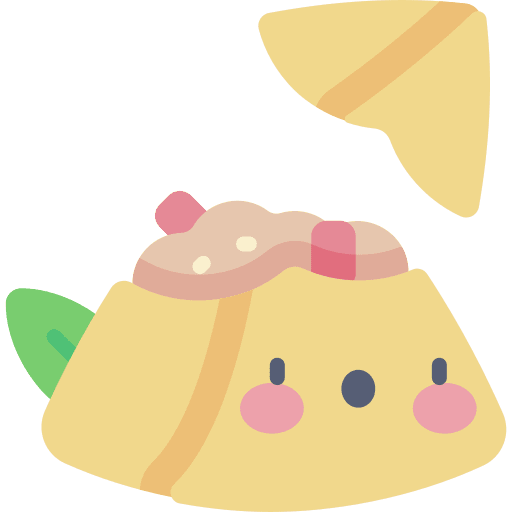 Samosa nutrition food and restaurant gastronomy icon