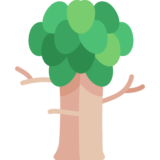 Tree biology nature ecology icon