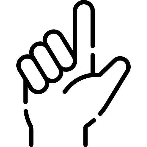 Counting count hands and gestures counting icon