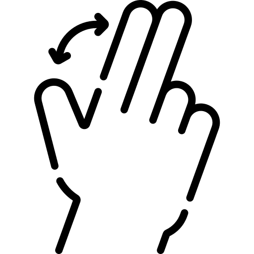 Rotate hand hands and gestures rotate icon