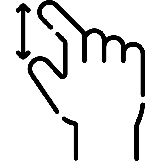 Zoom out hands and gestures zoom out hand icon